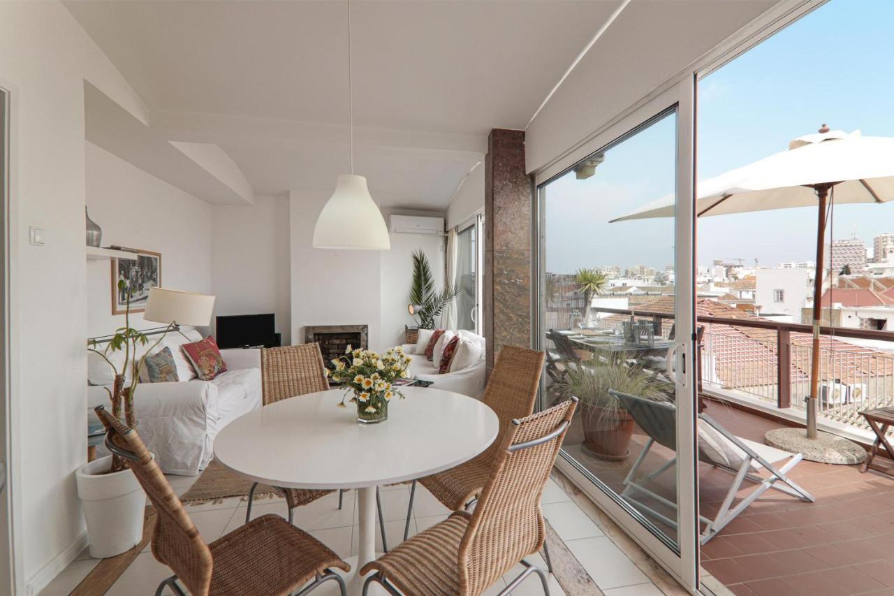Panoramic Faro Apartment Bagian luar foto
